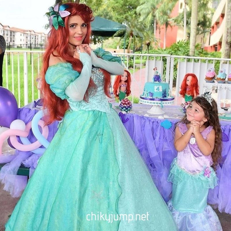 Ariel Princess Party Character, Princess Party Characters